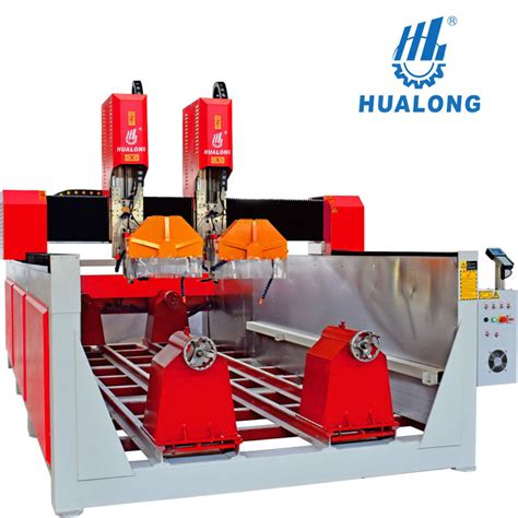 Hualong Stone Machinery 4 Axis CNC Automatic Roman Column Tombstone