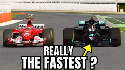 Can The FASTEST F1 Car Of All Time Beat The FERRARI F2004 With Slick