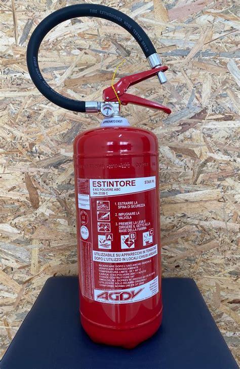 Estintore A Polvere 6 Kg Estintori E Antincendio AGDV Srl