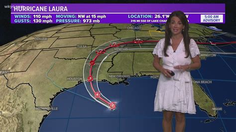 Tracking Hurricane Laura: The storm's latest path and projected ...