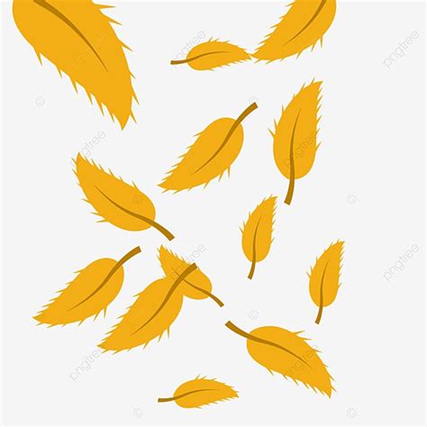 Fallen Leaves Vector PNG Images Fallen Leaves Vector Design Autumn