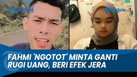 Beri Efek Jera Fahmi Ngotot Minta Ganti Rugi Uang Resepsi Ke Anggi