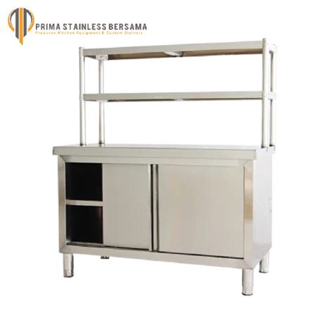 Cabinet Worktable Stainless Modern Style Untuk Restoran Prima