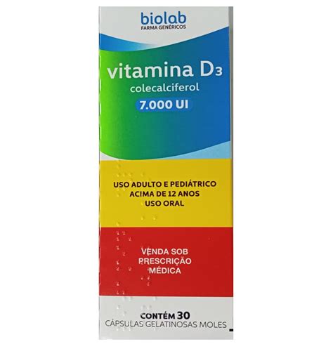 Vitamina D Ui C Cap Gel Biola Mem Ria Distribuidora