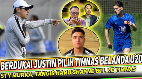 Kabar Timnas Hari Ini Justin Hubner Berpisah Dengan Timnas U20 Gabung