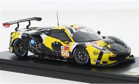 Miniature Ferrari 488 1 43 Look Smart GTE EVO No 66 JMW Motorsport 24h