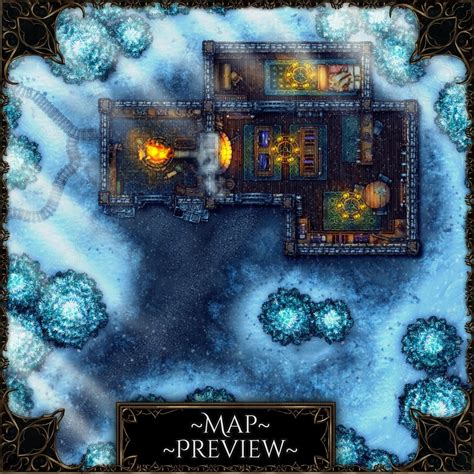 Hailfrost Smithery Fantasy Battlemap Bundle 40x40 BeatrixRae