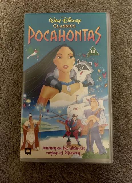 Pocahontas Walt Disney Classics Vhs Video Irene Bedard Mel Gibson