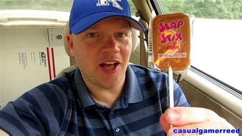 Reed Reviews Necco Slap Stix Caramel Pop Banana Swirl Youtube