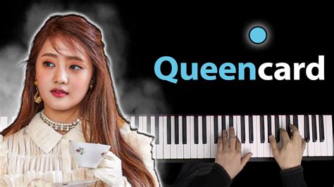 G I DLE Queencard Romanized lyrics karaoke PIANO KARAOKE ᴴᴰ