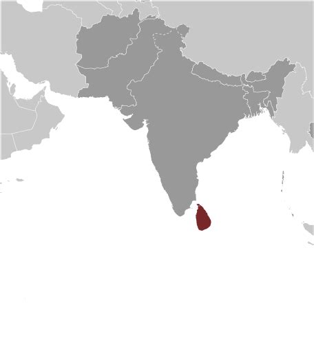 Maps Of Sri Lanka Worldometer