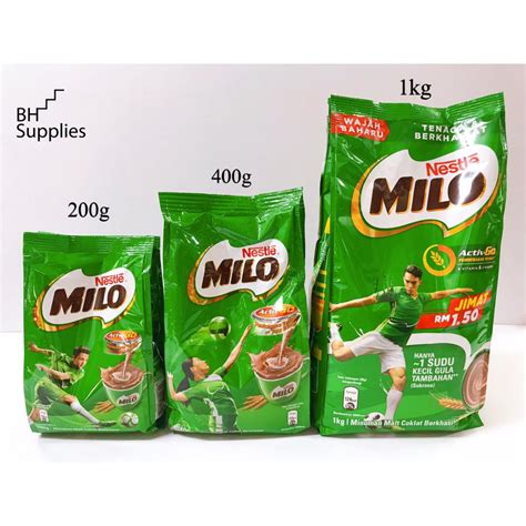 Nestle Milo Activ Go Chocolate Malt Powder G G Kg Shopee