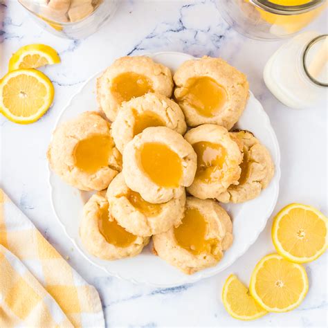 Best Lemon Curd Thumbprint Cookies Minute Recipe West Coast