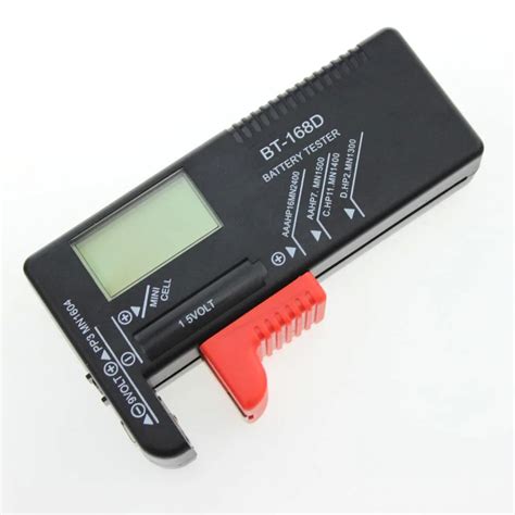 Portable BT168 Universal Digital Battery Tester Electronic Battery Volt