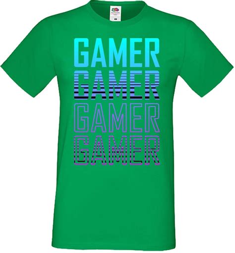 Gamer Gamergamer męska koszulka Video Games Gamer Gift Man XL