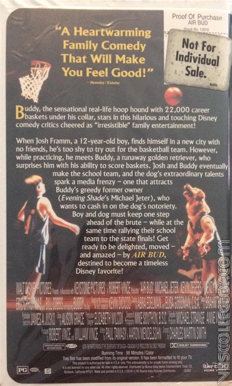 Air Bud 1997 Vhs