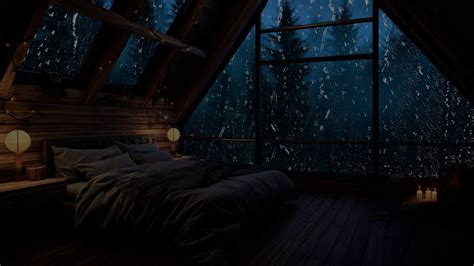 Fall Asleep Instantly With Heavy Rain Strong Winds Sounds On Window At