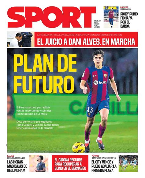 Las Portadas El Madrid Pregunta Por Yoro El Plan De Futuro Del Bar A