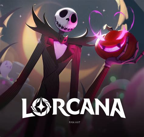 Artstation Lorcana Jack Skellington Fanart