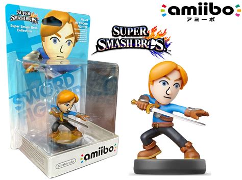 Nintendo Mii Swordfighter Amiibo (Super Smash Bros. Series)Nintendo Mi ...