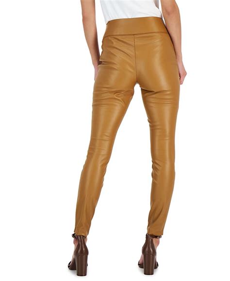 Inc International Concepts Petite Faux Leather Skinny Pants Created