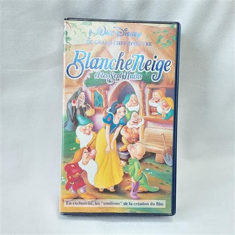 VHS Blanche Neige Et Les Sept Nains Walt Disney Le Grand Chef D