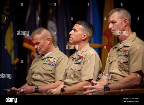 From Left U S Marine Corps Lt Gen Karsten S Heckl Commanding