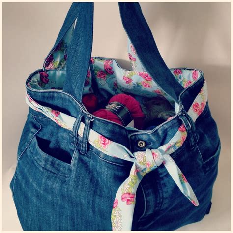 Taschen Aus Jeans N Hen Mein Jeans Patchwork T Schchen N Hen