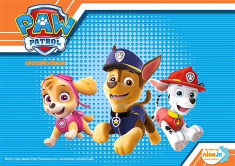 Paw Patrol Marshall Chase Of Skye Boeken Partyhome Promotie