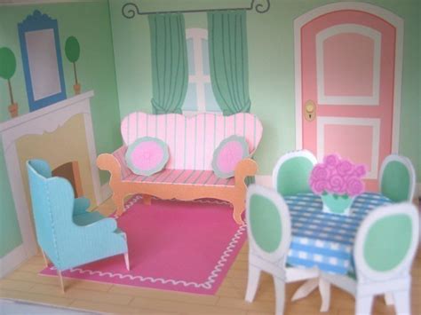 Dollhouse Furniture Printable Paper Craft Fantastic Toys