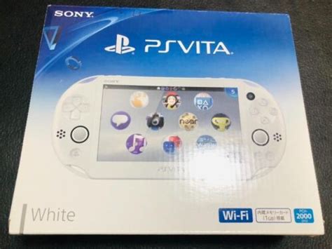 Unusedsony Ps Vita Pch Za Slim White Wi Fi Model Console Rare