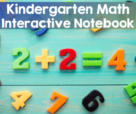 How To Successfully Use A Kindergarten Math Notebook Mrs Bs Beehive