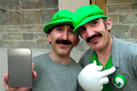 Real Life Luigi Holding An Iphone Stable Diffusion OpenArt