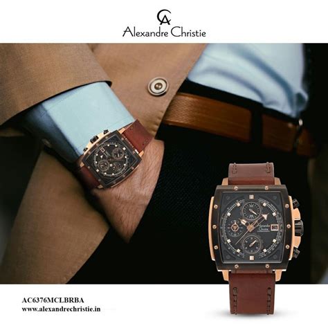 Buy Alexandre Christie Mcl Chronograph Watch For Men Rose Gold