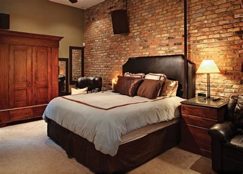 50 Delightful and Cozy Bedrooms with Brick Walls