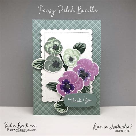 New Products Pansy Patch Bundle Thank You Kylie Bertucci