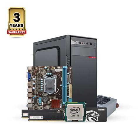 Intel Core i3 6th Generation - 8GB RAM - 128GB SSD - Full Desktop CPU - Black - bgwi-013