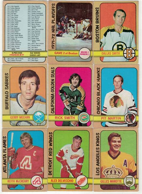 1972 73 OPC O Pee Chee NHL Hockey Series 1 Lot Of 106 2 Cards Dionne