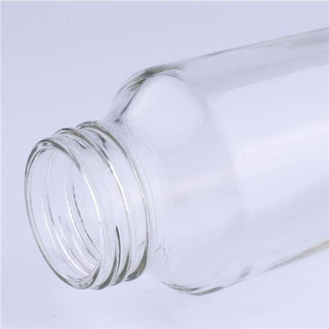 250 300 350 400 500 800 Ml Clear Glass Water Bottle With Plastic Cap High Quality Water Bottle