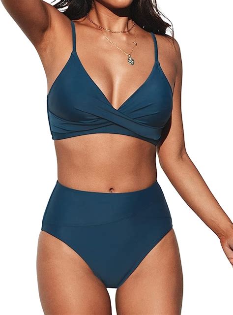 Cupshe Two Piece Twist Bikini Set