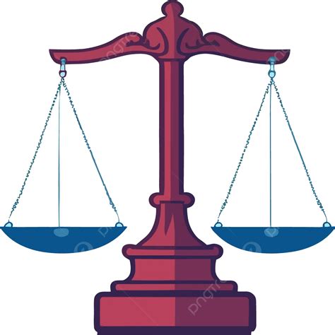 Attorney Law Scale Justice Icon Balance Decision Vector Design