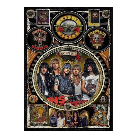 Ekart Guns N Roses Müzik Poster Dekoratif Ahşap Tablo Fiyatı