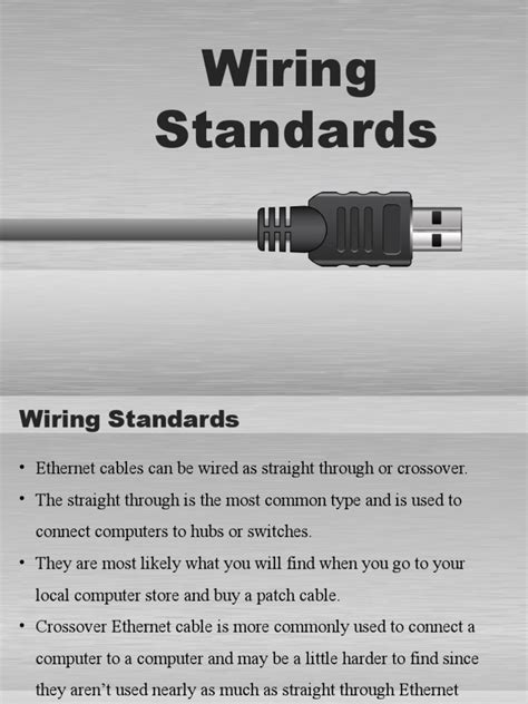 Wiring Standards | PDF | Telecommunications Equipment | Electrical ...