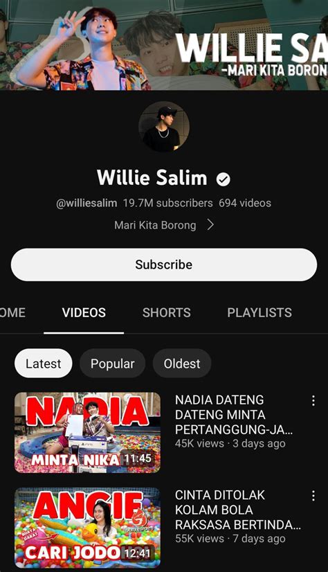 Youtuber Indonesia Dengan Subscriber Terbanyak