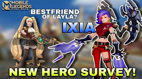 NEW HERO IXIA 2023 IXIA GAMEPLAY AND SKILL EFFECT MLBB NEW HERO