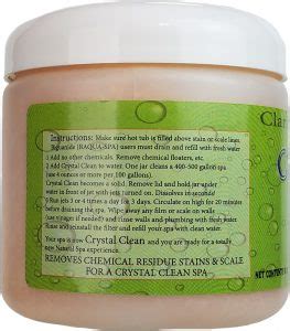 Crystal Clean – Natural Hot Tub Cleaner – Clarity for Spas: Natural Hot ...