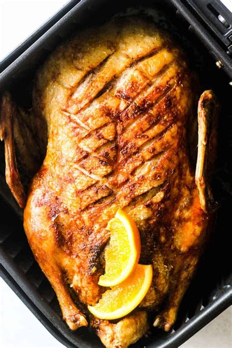 Air Fryer Duck Recipe (super crispy skin!) - The Top Meal