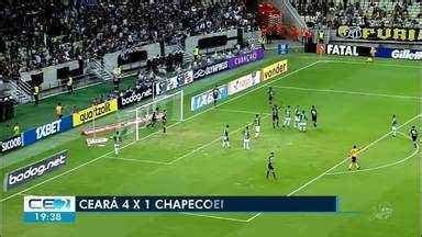 CETV 2ª Edição Ceará goleia a Chapecoense Globoplay