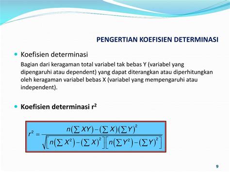 Ppt Bab Analisis Regresi Dan Korelasi Linier Powerpoint