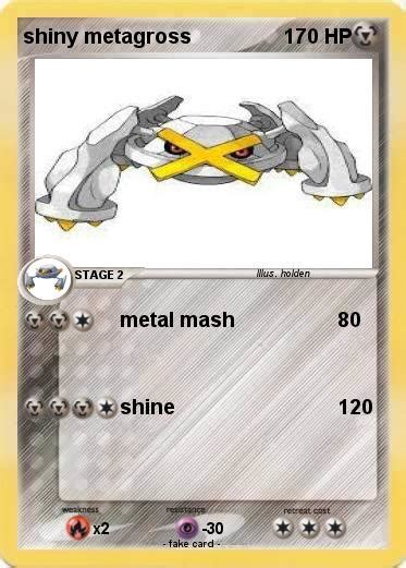 Pokémon shiny metagross 34 34 - metal mash - My Pokemon Card